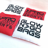 Glow n' Go LED Cornhole Bags (Red)