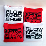 Glow n' Go LED Cornhole Bags (Red)