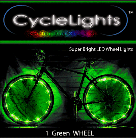 GREEN CycleLights 4.0 - Pro Glow Sports - 1